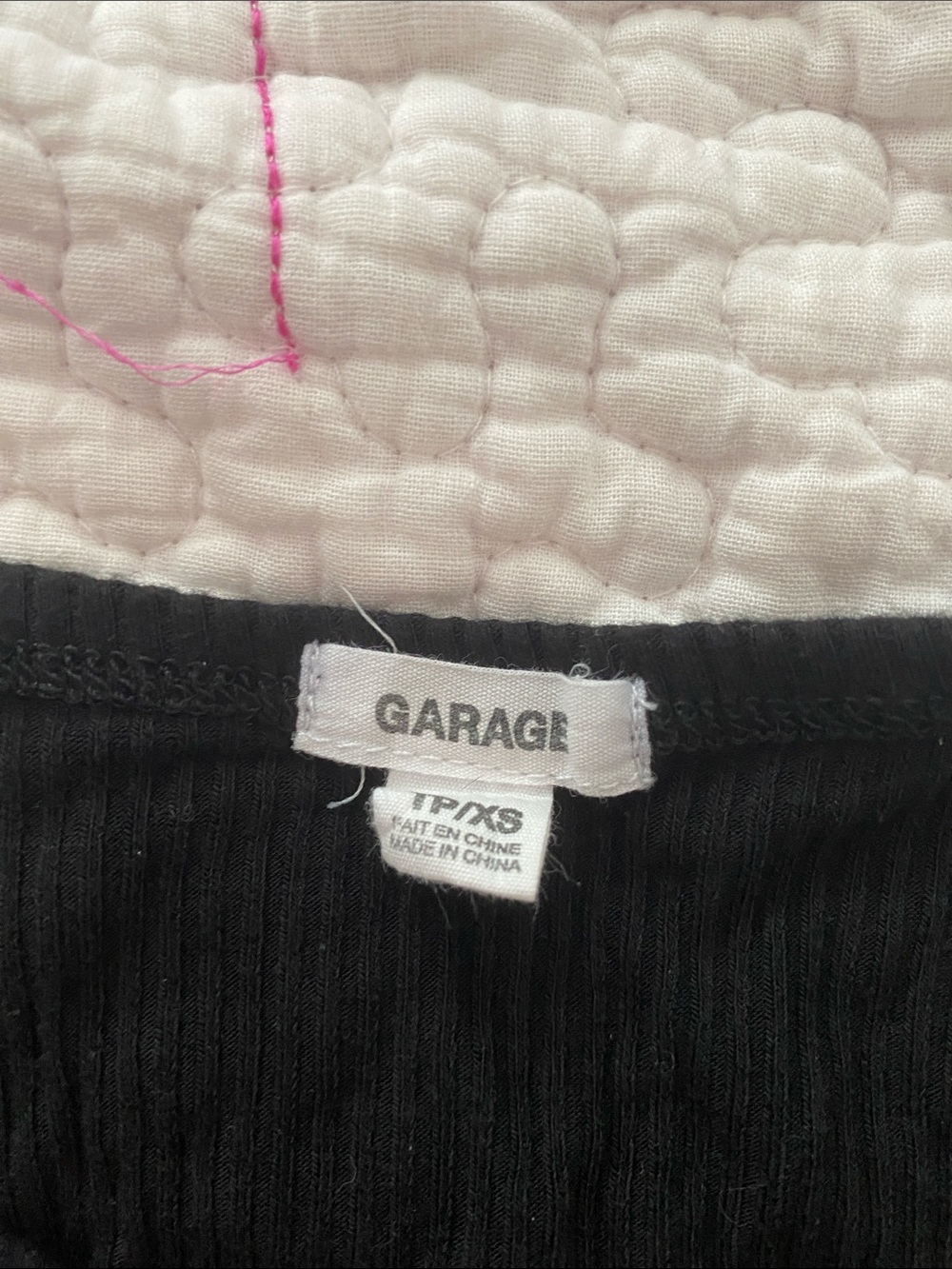 Garage Ribbed Keyhole Tank Top - Picture 3 of 3